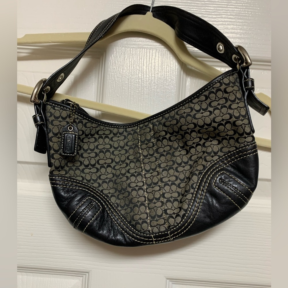 Coach shoulder bag, black